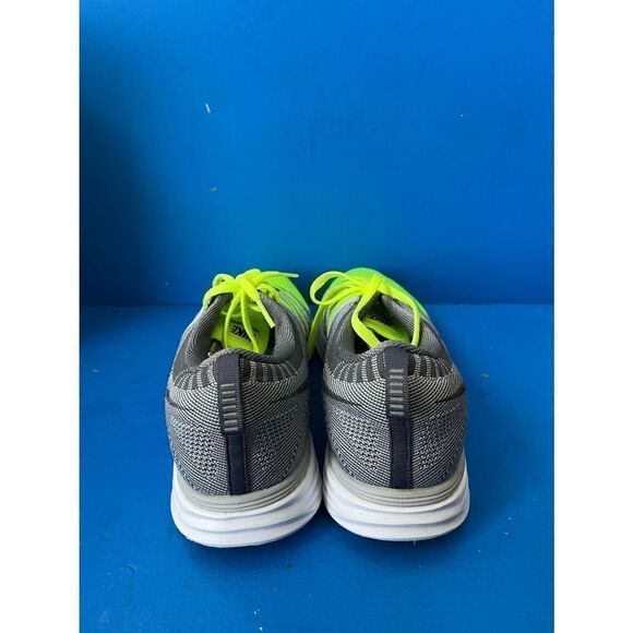 Nike Mens FlyKnit Lunar 2 620465-700 Gray Volt Running Shoes Lace Up Size 13 - Picture 3 of 6
